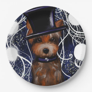 PLATO DE PAPEL YORKIE           