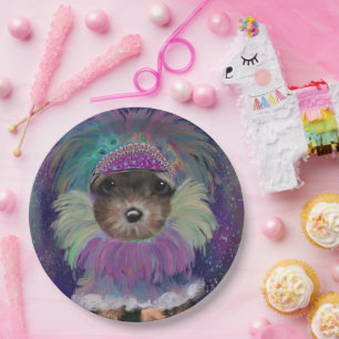 Plato De Papel Yorkie Poo