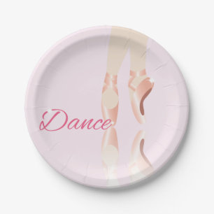 Plato De Papel Zapatillas de ballet de baile