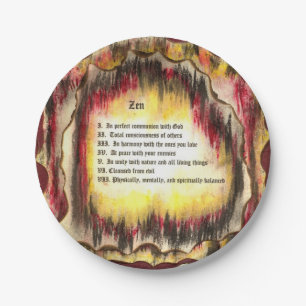Plato De Papel Zen