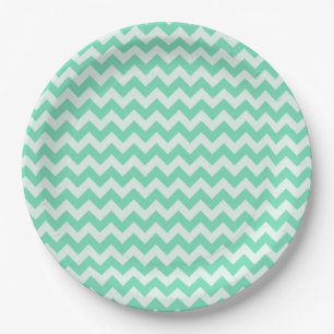 Plato De Papel Zigzag