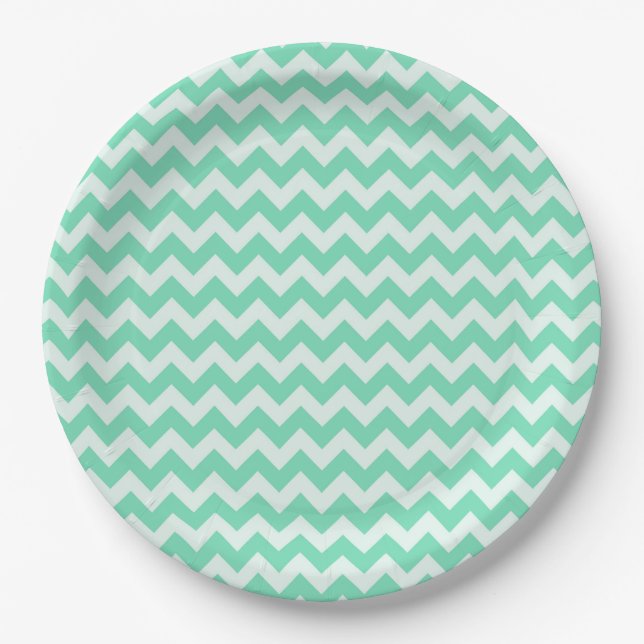 Plato De Papel Zigzag (Anverso)