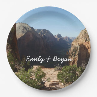 Plato De Papel Zion desde el sendero Angels Landing Zion National