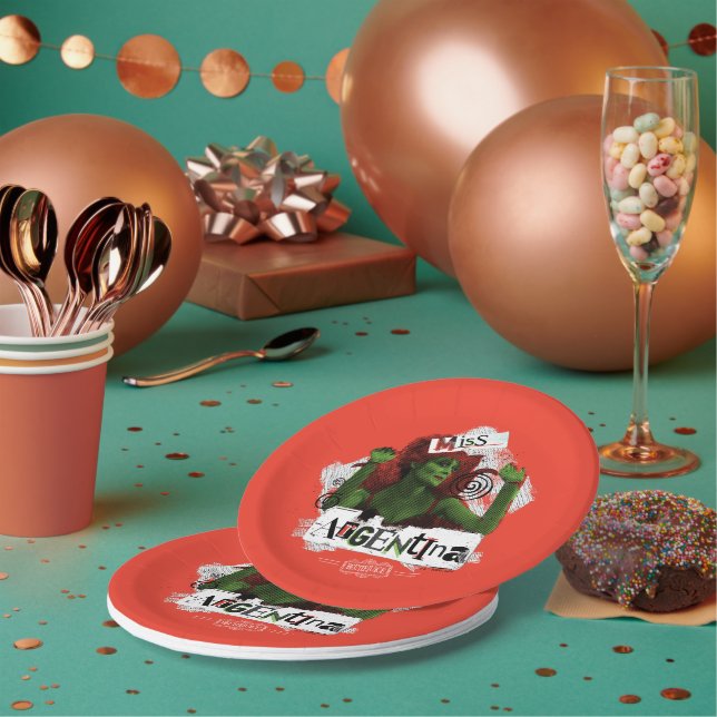 Plato De Papel Zumo de remolacha | Miss Argentina (Multi)