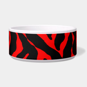 Plato del perro de la impresión del tigre para ese