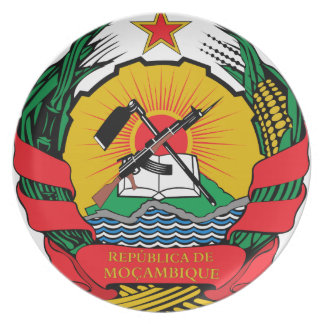 Plato Escudo de armas de Mozambique