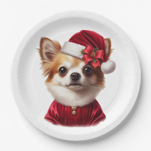 Plato | Fiesta navideña Chihuahua Santa Navidades (Anverso)