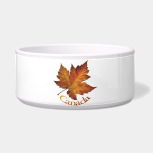 Plato para perros de Canadá Hoja de arce Souvenir 