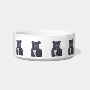 Plato personalizado bull terrier del perro de