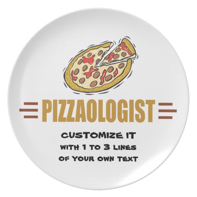 Plato Pizza personalizada (Frente)