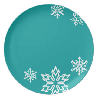 Plato Placa de diseño Snowflake Designer