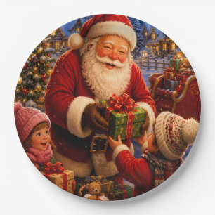 Platos Clásicos de Cena Festiva de Santa Claus