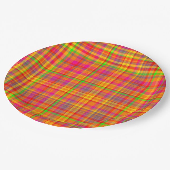 PLATOS DE 1 PAPEL Tutti Frutti PLAID (Angular)