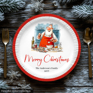 Platos de agua para Santa divertidos y extravagant