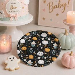 Platos de calabaza de hada para baby shower de Hal