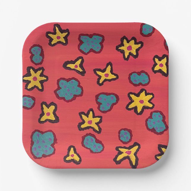 platos de cartón Calypso (Anverso)