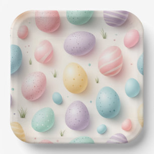 Platos de Celebración de Primavera de Huevo de Pas