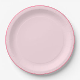 Platos de cena rosa pálido