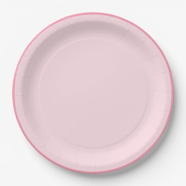 Platos de cena rosa pálido (Anverso)
