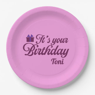 Platos de Cumpleaños
