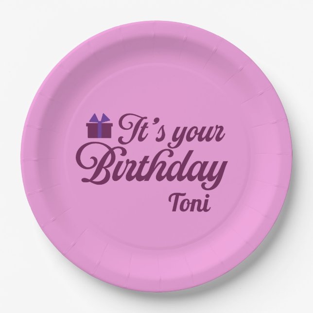 Platos de Cumpleaños (Anverso)