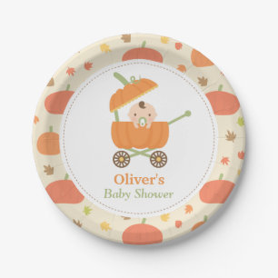 Platos de Cumpleaños de Carruaje de Calabacita Ado