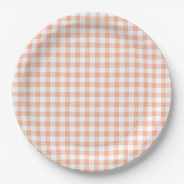 Platos de cumpleaños de cuadros Meloso como un Mel