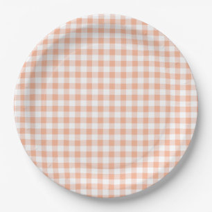Platos de cumpleaños de cuadros Meloso como un Mel
