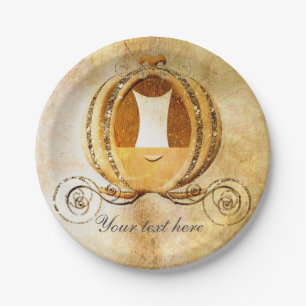 Platos de Cumpleaños del Carruaje Antiguo de Cenic