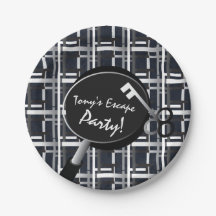 Platos de Cumpleaños para Escape Party
