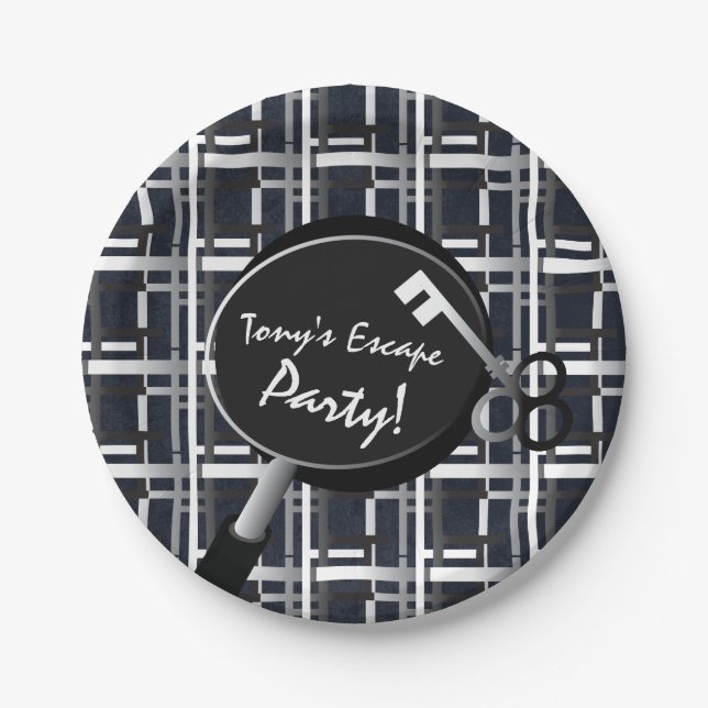 Platos de Cumpleaños para Escape Party (Anverso)
