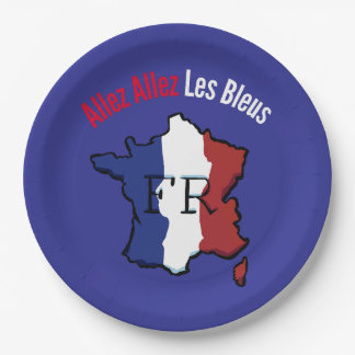 Platos de fiesta Allez Les Bleus para aficionados