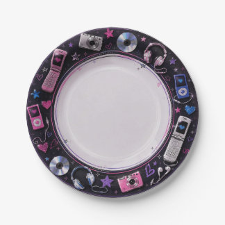 Platos de fiesta con nostalgia Y2K