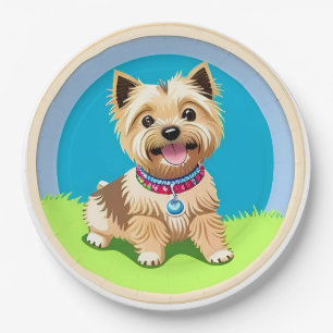 Platos de Fiesta de Cachorros de Dibujos Animados 