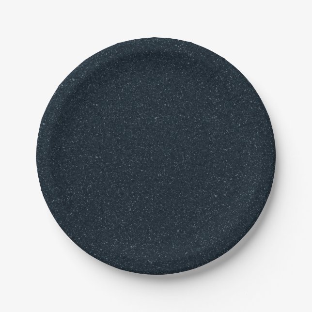 Platos de fiesta de carbón texturizado (7") – Pers (Anverso)