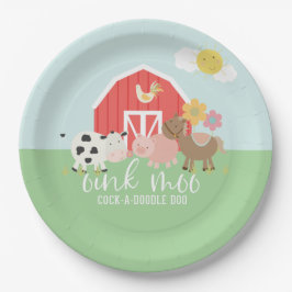 Platos de fiesta de cumpleaños de animales de gran