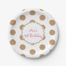 Platos de fiesta de cumpleaños para niñas con gall
