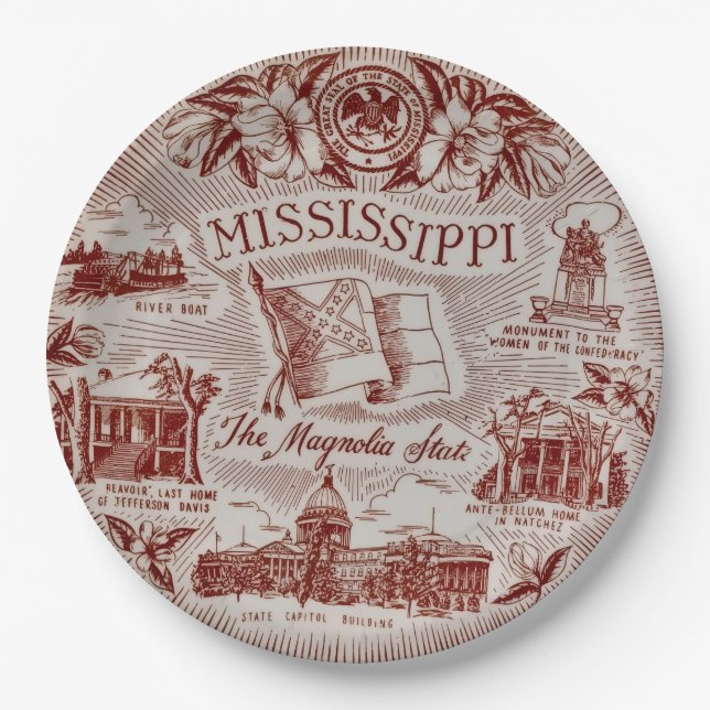 Platos de fiesta de Mississippi (Anverso)