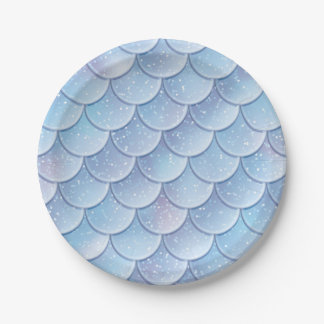 Platos de fiesta de sirena 