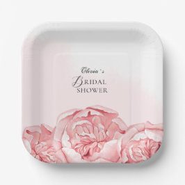 Platos de fiesta para despedida de soltera con flo