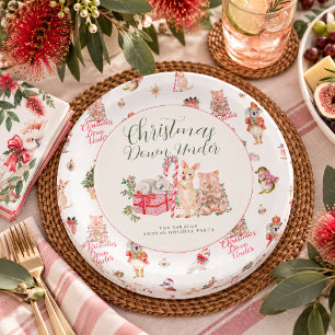 Platos de fiesta personalizados de Navidad en Aust