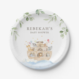 Platos de fiesta personalizados del Arca de Noé