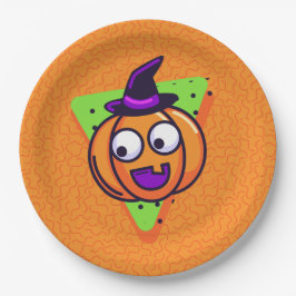 Platos de Halloween de Calabaza Espeluznantes - Na