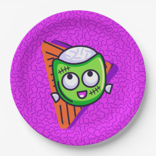 Platos de Halloween de Zombie Espeluznantes - Mora