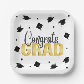 Platos de lanzamiento de gorra de graduación 2026 