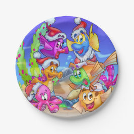 Platos de los Navidades de los personalizados Frie