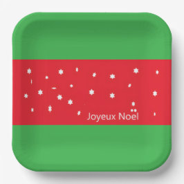 Platos de Navidad Joyeux Noes