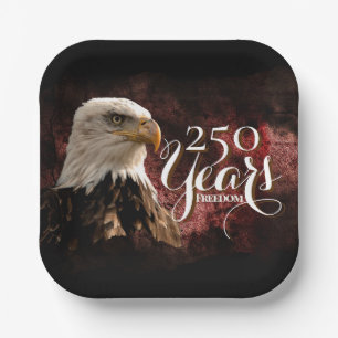 Platos de Papel Águila Patriótica 250 Años