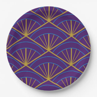 Platos de papel Art Deco