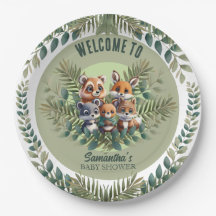 Platos de papel caprichosos personalizados